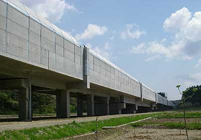 東北新幹線川去川高架橋 | りんかい日産建設株式会社