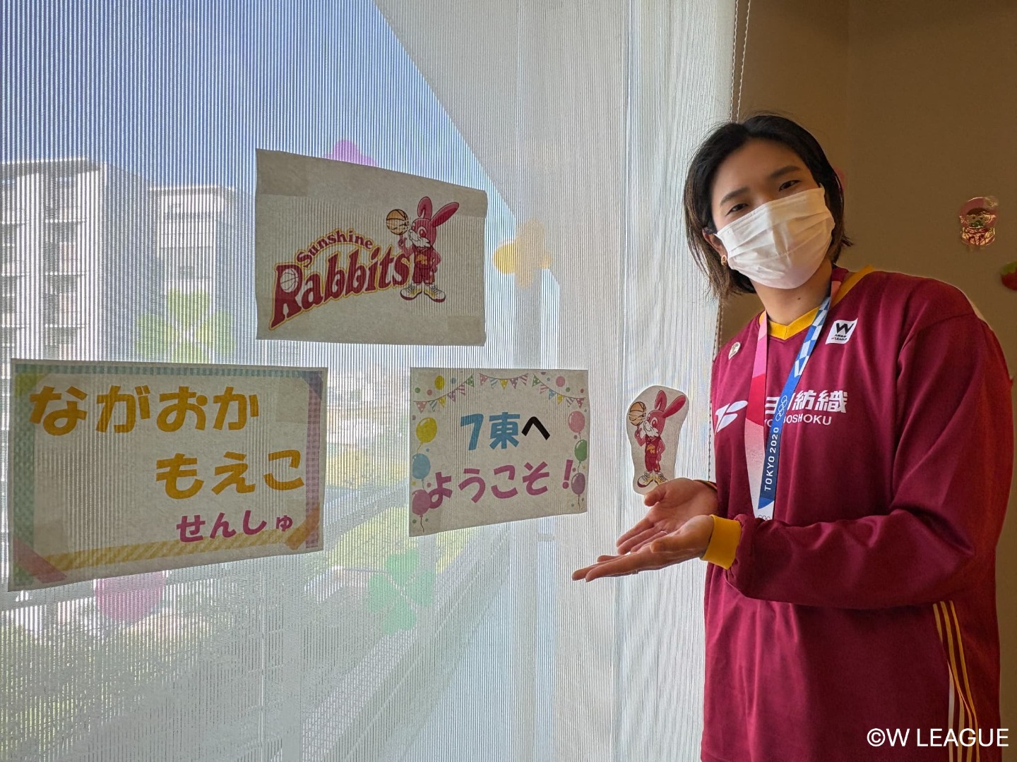 【レポート】トヨタ紡織サンシャインラビッツ所属 長岡萌映子選手が国立成育医療研究センターを訪問
