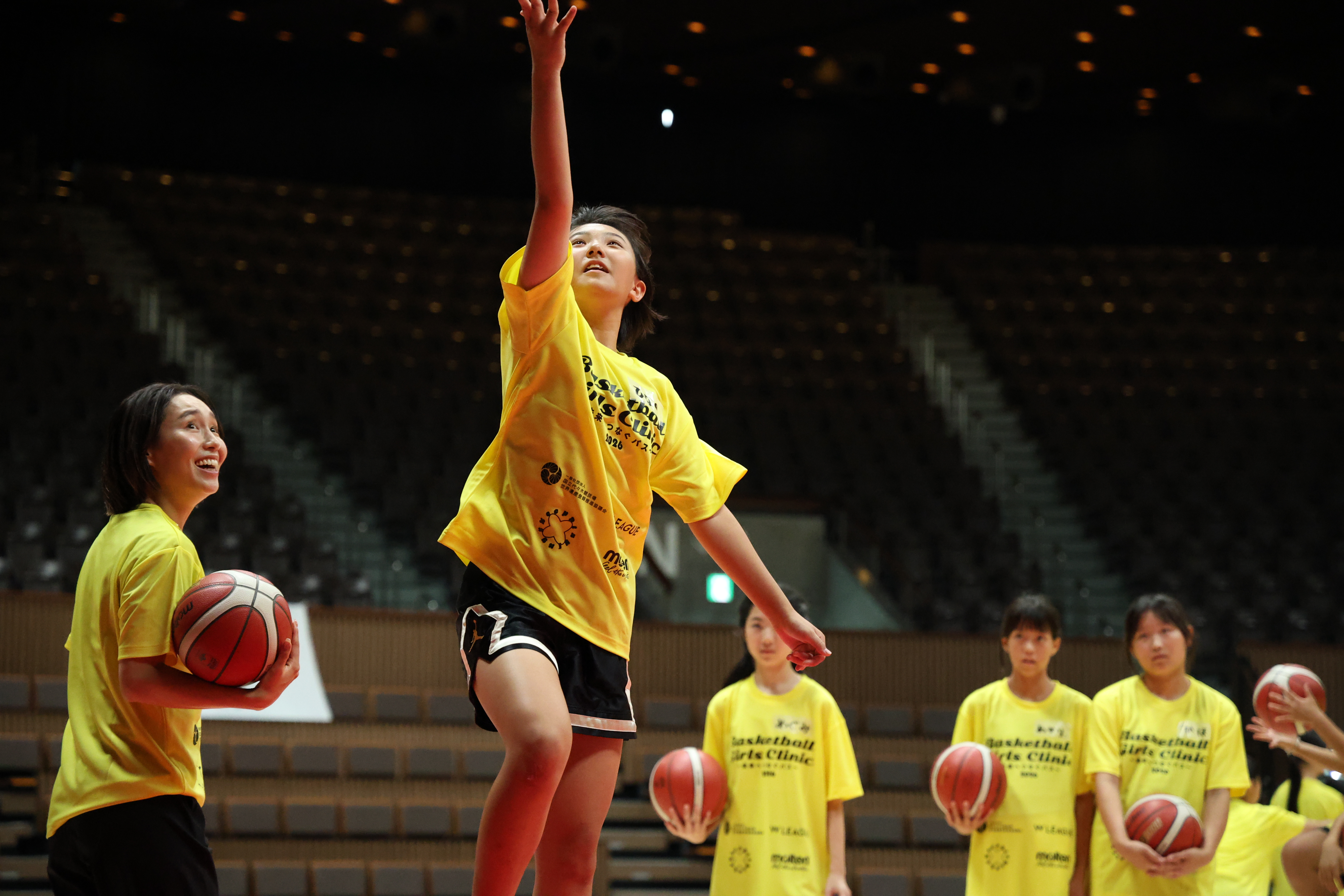 Basketball Girls Clinic～未来へつなぐパス〜（国立代々木競技場世界遺産登録推進協議会キッズプロジェクト）を開催